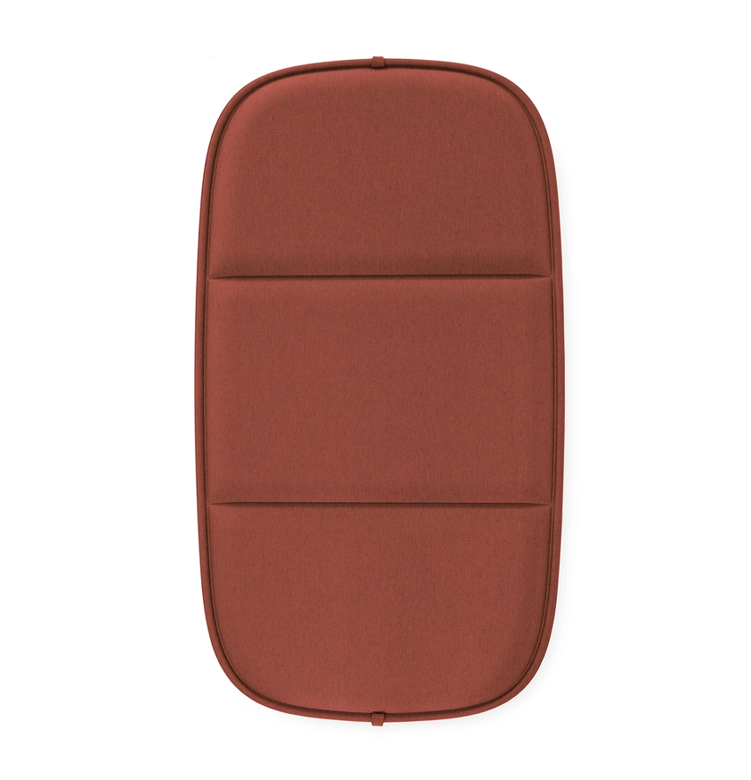 Coussin d'assise pour banquette extérieure HIRAY de Kartell, Rouge brique