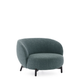 Fauteuil LUNAM, Tissu Bouclé, Pétrole