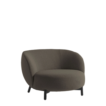 Fauteuil LUNAM de Kartell, Tissu Chiné, Brown