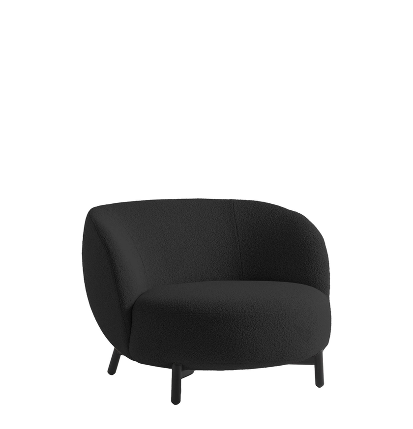 Fauteuil LUNAM de Kartell, Tissu Chiné, Gris