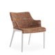 Fauteuil ELEGANZA NIA, Structure blanche, Rouille