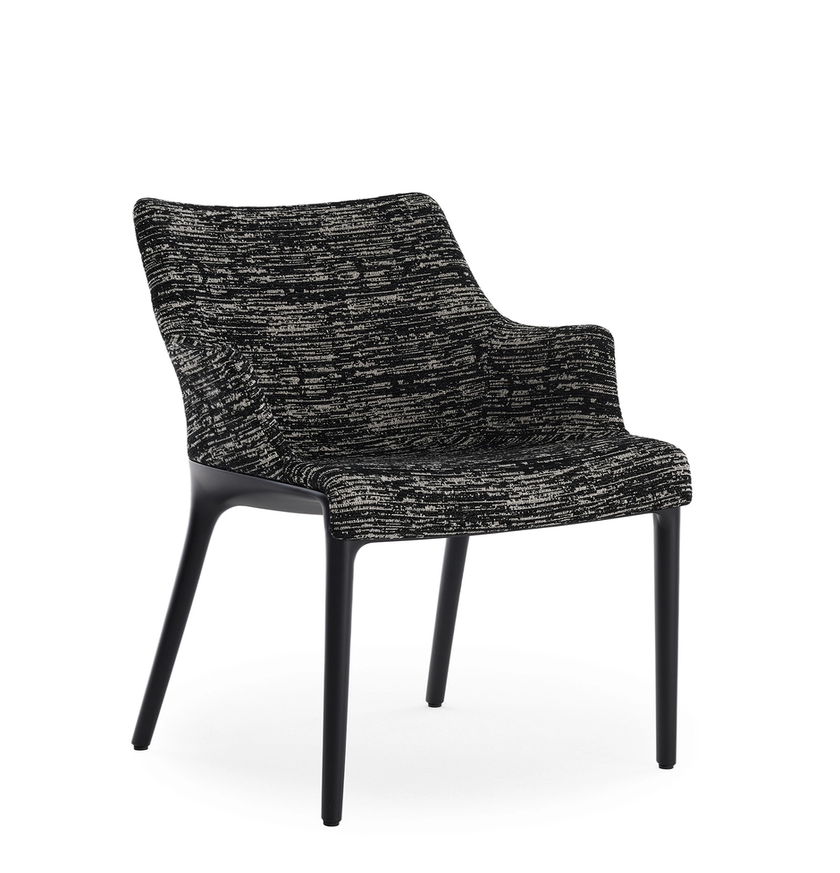 Fauteuil ELEGANZA NIA de Kartell, Structure noire, Noir