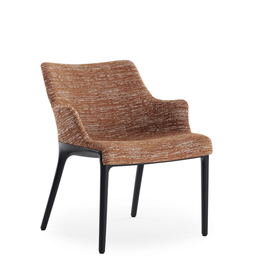 Fauteuil ELEGANZA NIA de Kartell, Structure noire, Rouille