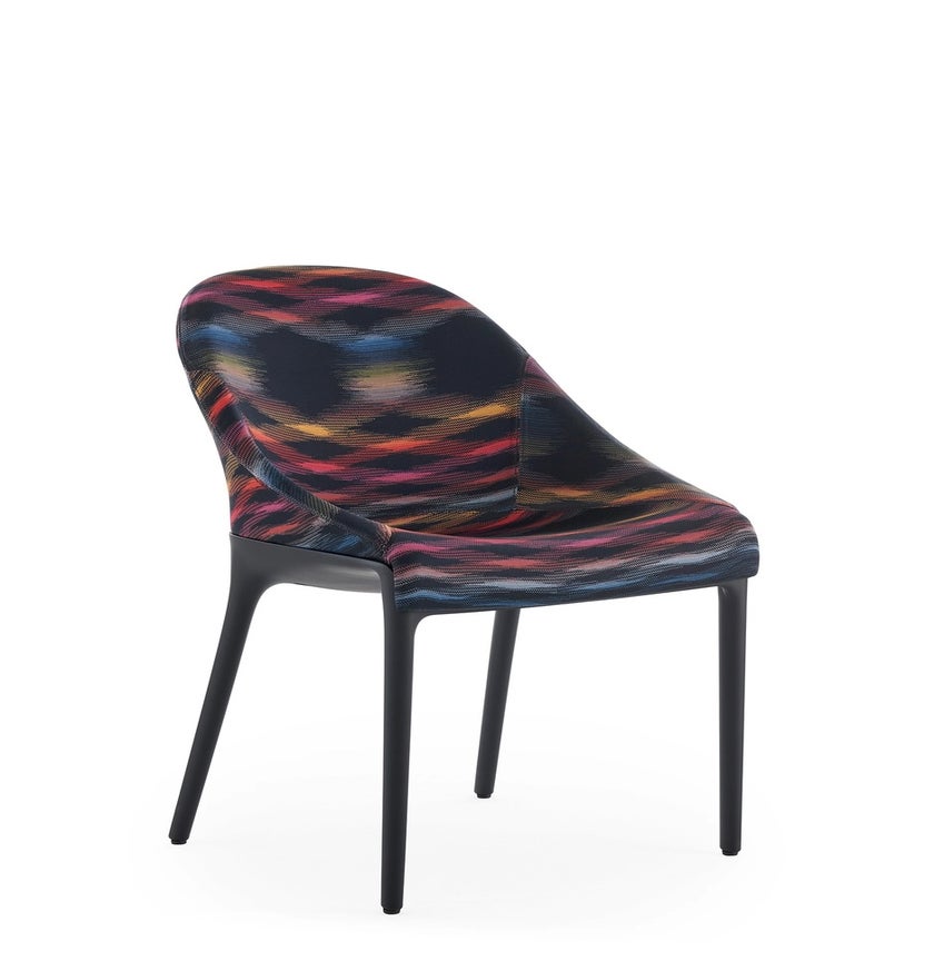 Fauteuil ELEGANZA ELA MISSONI de Kartell, Black