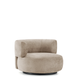 Fauteuil K-WAIT, Tissu Chenillé, Beige