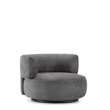 Fauteuil K-WAIT de Kartell, Tissu Chenillé, Gris