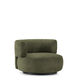 Fauteuil K-WAIT, Tissu Chenillé, Vert