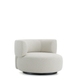 Fauteuil K-WAIT, Tissu Bouclé, Écru