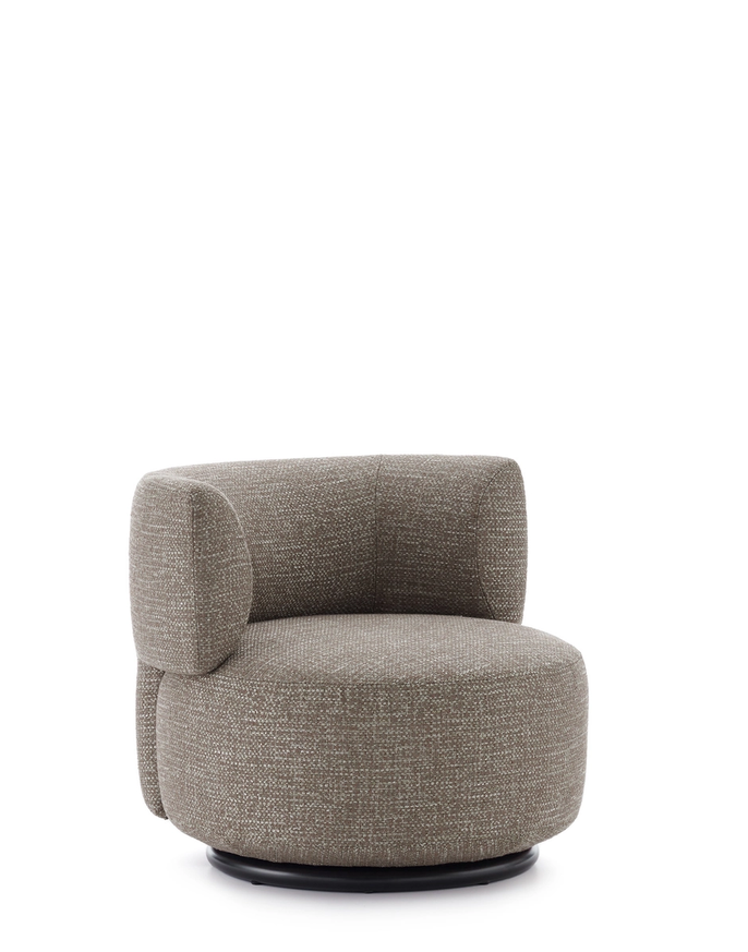 Fauteuil K-WAIT de Kartell, Tissu Texturé, Gris Fauteuil K-WAIT de Kartell, Tissu Texturé, Gris