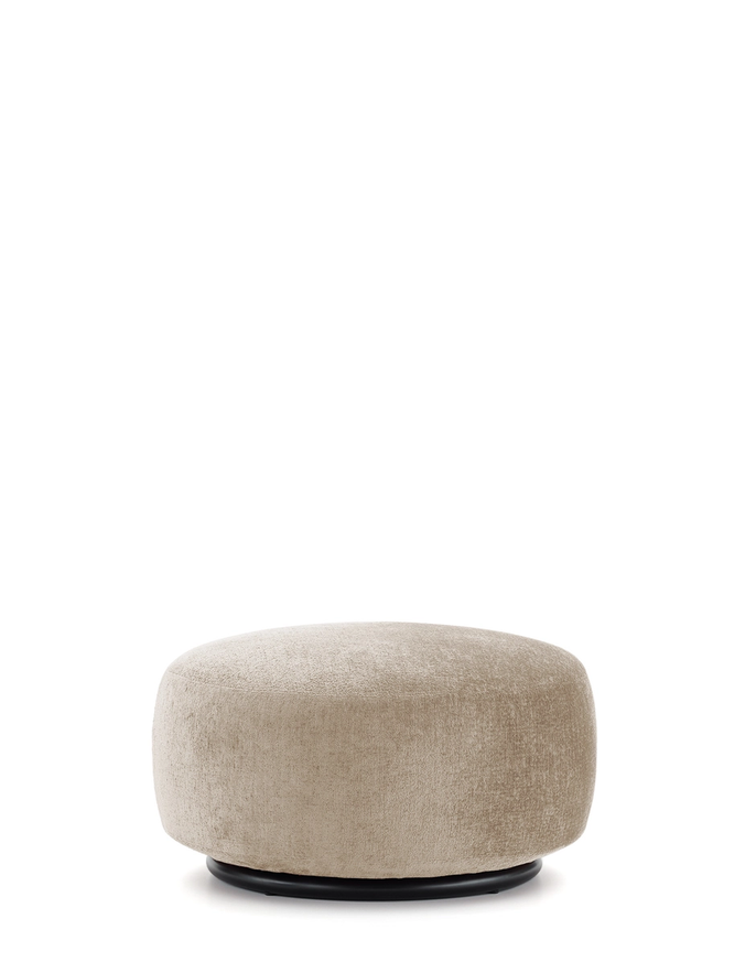 Pouf K-WAIT de Kartell, Tissu Chenillé, Beige Pouf K-WAIT de Kartell, Tissu Chenillé, Beige