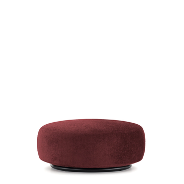 Pouf K-WAIT de Kartell, Tissu Chenillé, Bordeaux