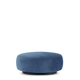 Pouf K-WAIT, Tissu Chenillé, Bleu clair