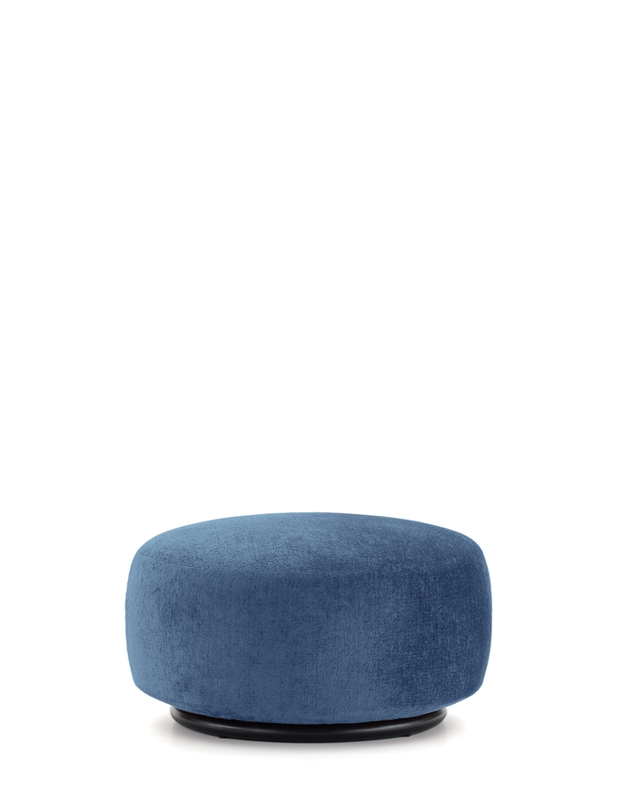 Pouf K-WAIT de Kartell, Tissu Chenillé, Bleu clair Pouf K-WAIT de Kartell, Tissu Chenillé, Bleu clair