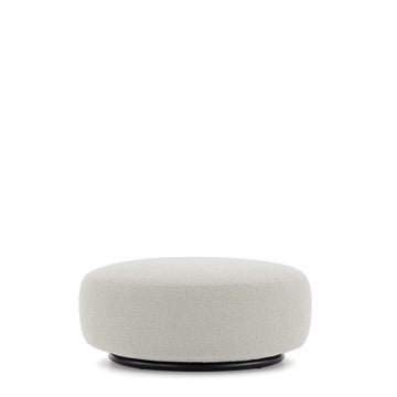 Pouf K-WAIT de Kartell, Tissu Bouclé, Écru