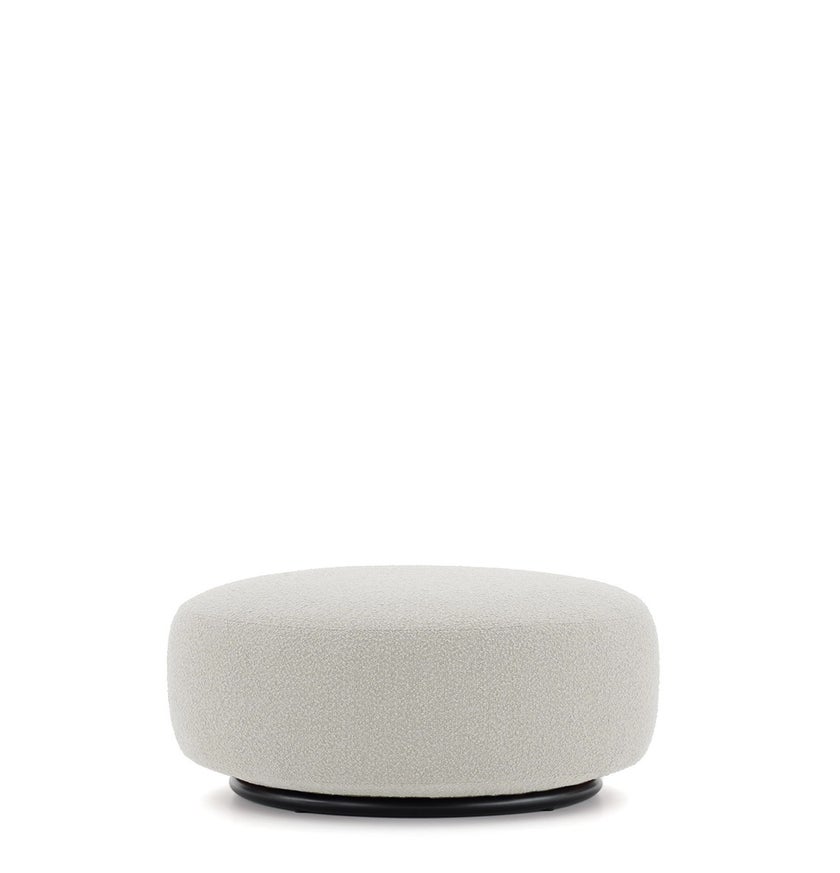 Pouf K-WAIT de Kartell, Tissu Bouclé, Écru