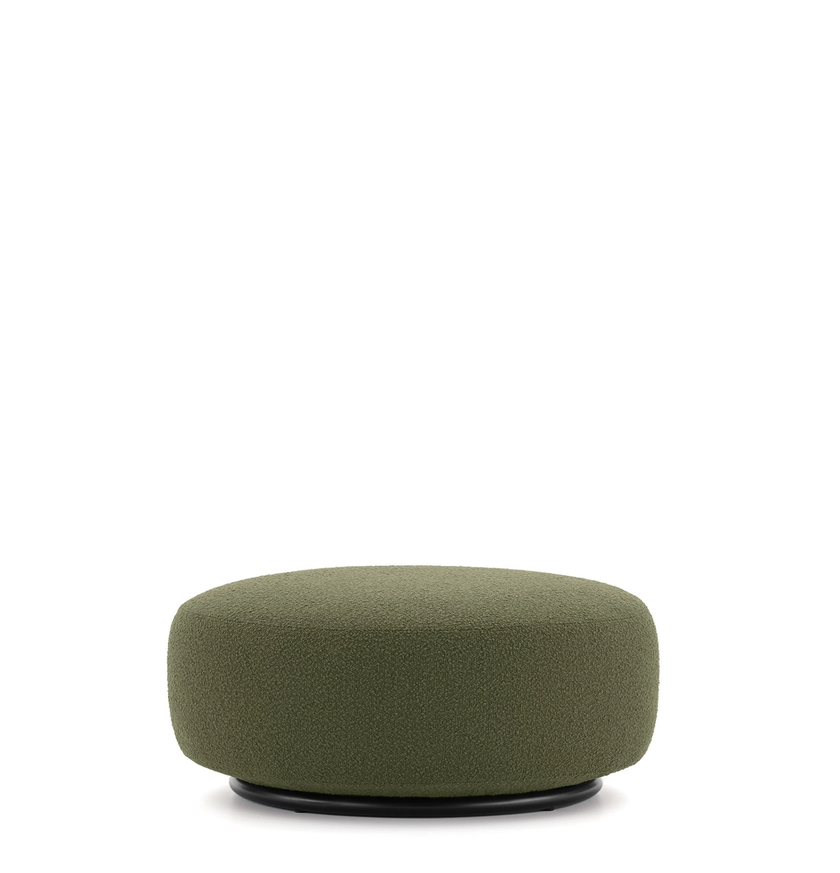 Pouf K-WAIT de Kartell, Tissu Bouclé, Vert