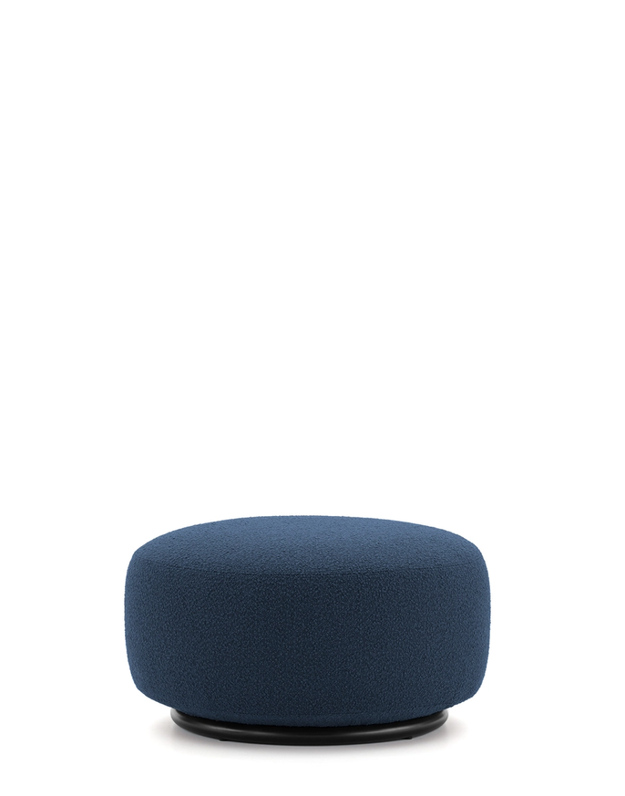 Pouf K-WAIT de Kartell, Tissu Bouclé, Bleu Pouf K-WAIT de Kartell, Tissu Bouclé, Bleu
