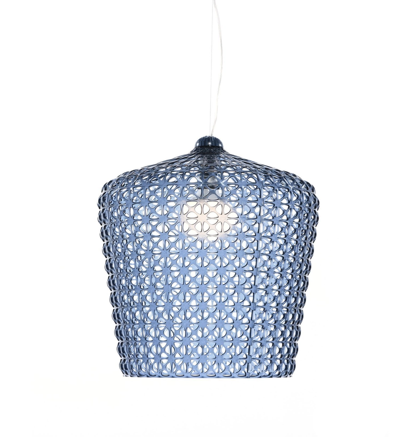 Suspension KABUKI de Kartell, Bleu clair