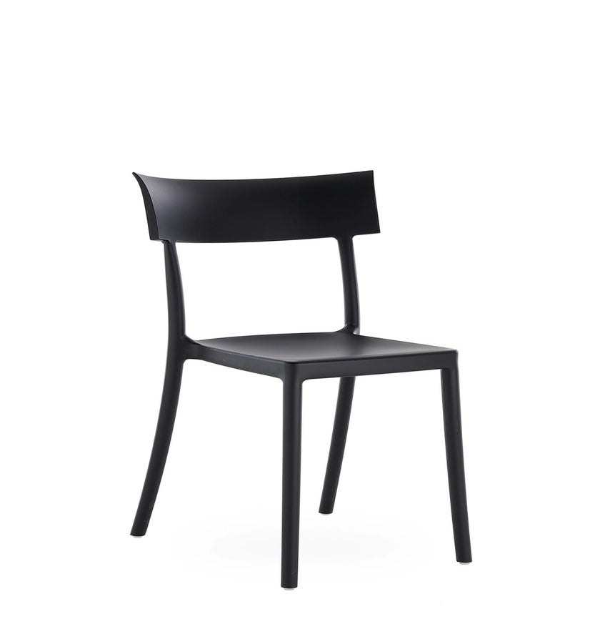 Chaise CATWALK MAT de Kartell, Noir