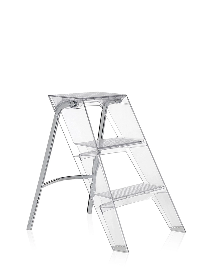 ESCABEAU UPPER de Kartell, Cristal ESCABEAU UPPER de Kartell, Cristal