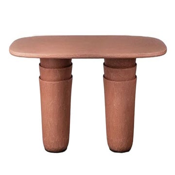 Table ovale extérieure KASANE de Gervasoni, L. 240, Terracotta