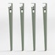 Kit de 4 pieds de table 75cm, Gris eucalyptus