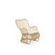 Fauteuil extérieur TULIP, Rotin synthétique, Avec coussin d'assise, Blanc thumbnail