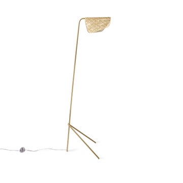 Liseuse/Lampadaire MEDITERRANEA de Petite Friture, Laiton Brossé