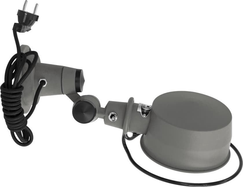 Applique LAK L1000CR de Jieldé, avec interrupteur, sans bras, Gris souris Applique LAK L1000CR de Jieldé, avec interrupteur, sans bras, Gris souris