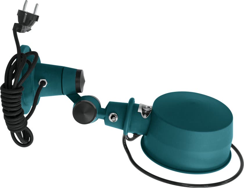 Applique LAK L1000CR de Jieldé, avec interrupteur, sans bras, Bleu océan Applique LAK L1000CR de Jieldé, avec interrupteur, sans bras, Bleu océan