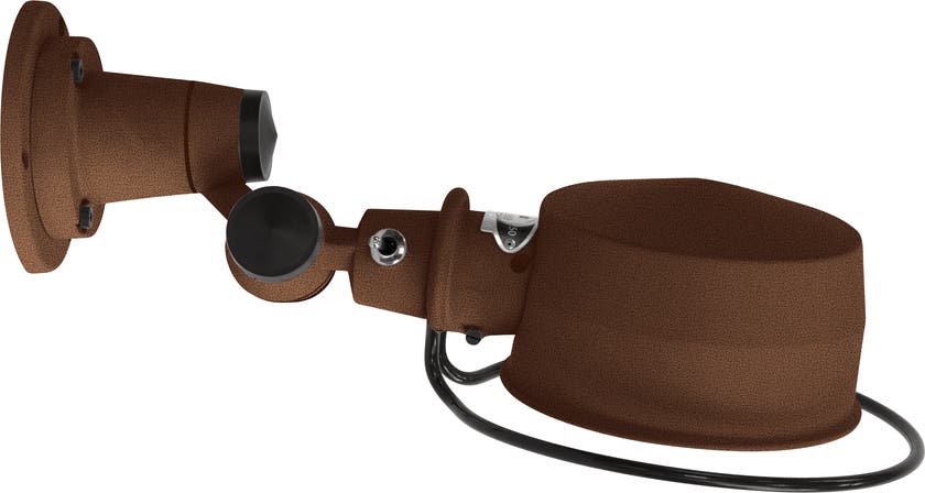 Applique LAK L1000R avec interrupteur sans bras, Ø150, Cuivre martelé Applique LAK L1000R avec interrupteur sans bras, Ø150, Cuivre martelé