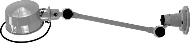 Applique LAK L4001 de Jieldé, Gris argent Applique LAK L4001 de Jieldé, Gris argent