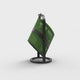 La lampe PETITE, Structure noire, Vert prairie