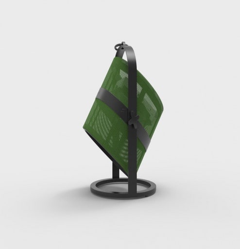 La lampe PETITE de MAIORI, Structure noire, Vert prairie