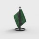 La lampe PETITE, Structure noire, Jade