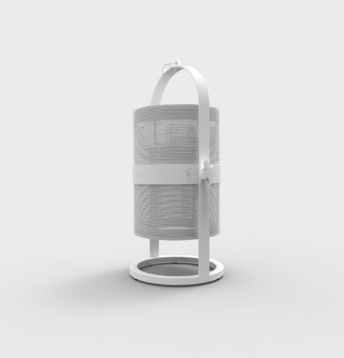 La lampe PETITE de MAIORI, Structure blanche, Blanc