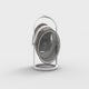 La lampe PETITE, Structure blanche, Taupe