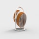 La lampe PETITE de MAIORI, Structure blanche, Orange