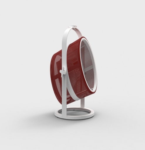 La lampe PETITE de MAIORI, Structure blanche, Rouge