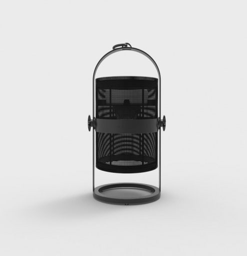 La lampe PETITE de MAIORI, Structure noire, Noir