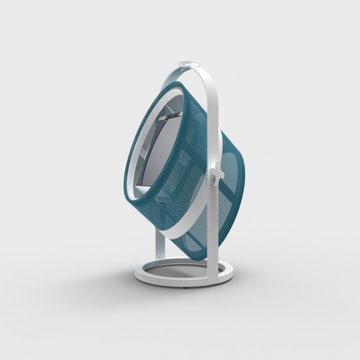 La lampe PETITE de MAIORI, Structure blanche, Turquoise