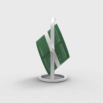 La lampe PETITE de MAIORI, Structure blanche, Jade