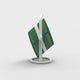 La lampe PETITE, Structure blanche, Jade