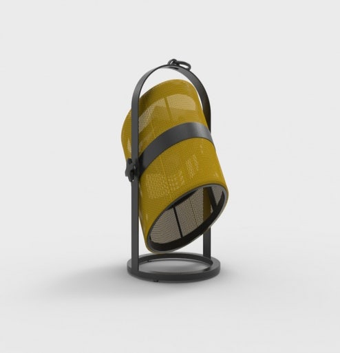 La lampe PETITE de MAIORI, Structure noire, Citron