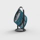 La lampe PETITE, Structure noire, Turquoise
