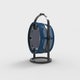 La lampe PETITE, Structure noire, Bleu Royal