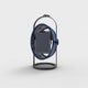 La lampe PETITE, Structure noire, Bleu marine