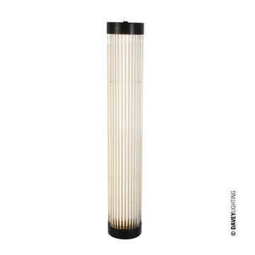 Applique PILLAR ÉTROITE LED H.60 de Davey Lighting, Laiton vieilli