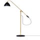 Lampadaire BESTLITE BL4, Structure laiton, Charbon/Noir