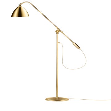 Lampadaire BESTLITE BL4 de Gubi, Structure laiton, Laiton